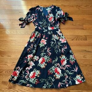 Jeuvre Floral Blue Dress